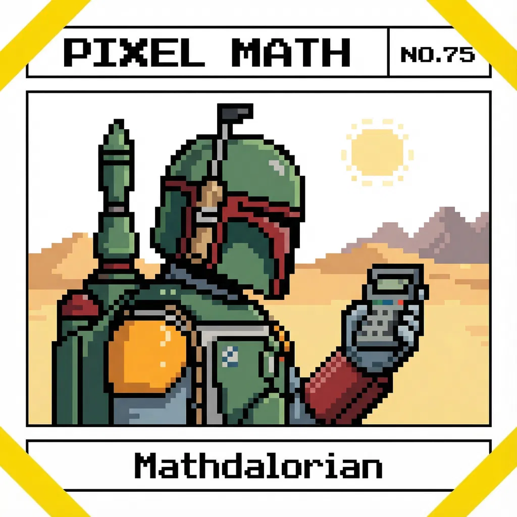 Mathdalorian sticker