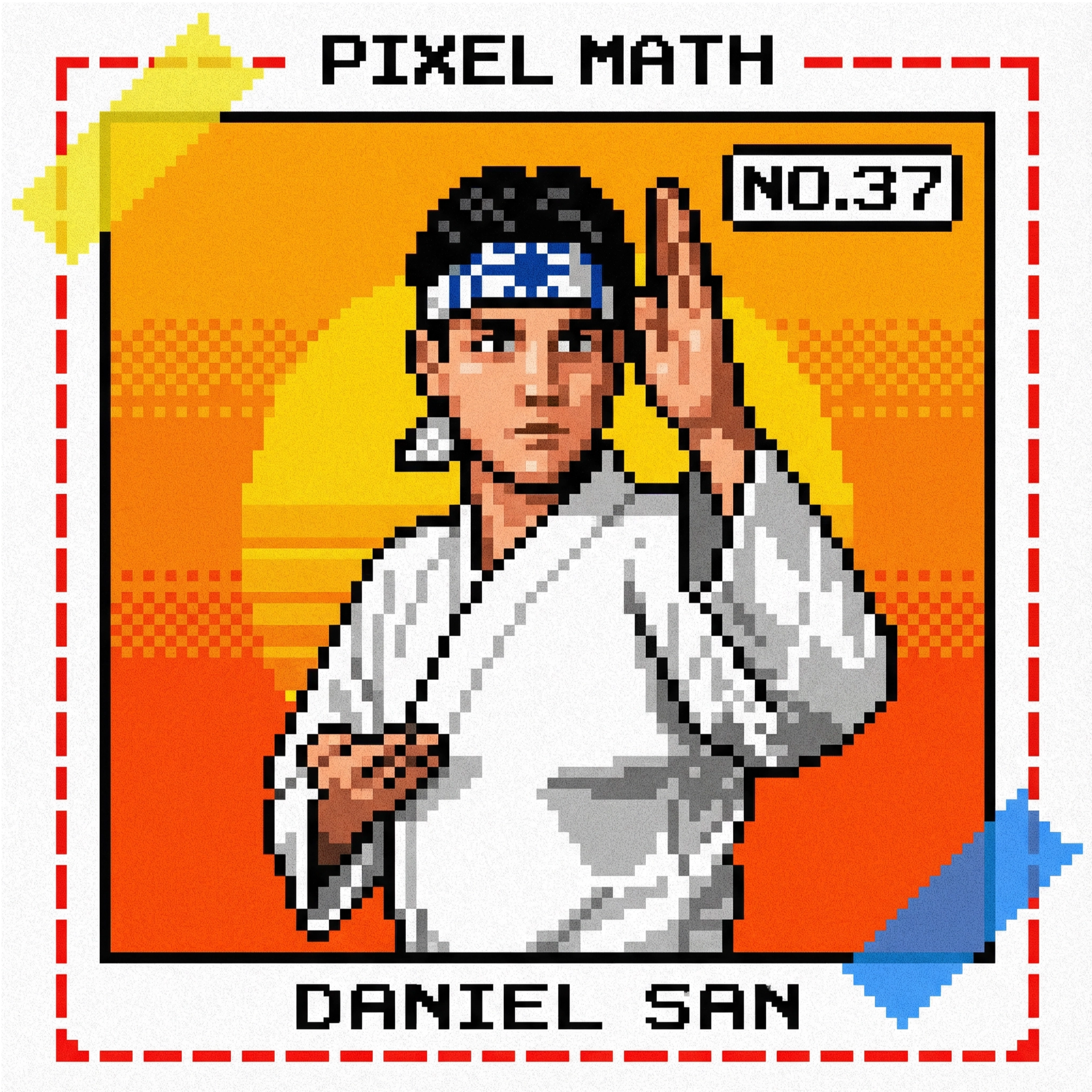 Daniel San sticker