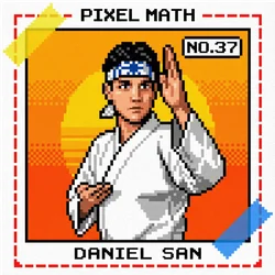 Daniel San sticker